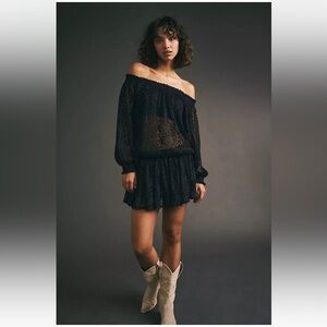 Free People Carina Meadow Lace Mini Dress Size XS